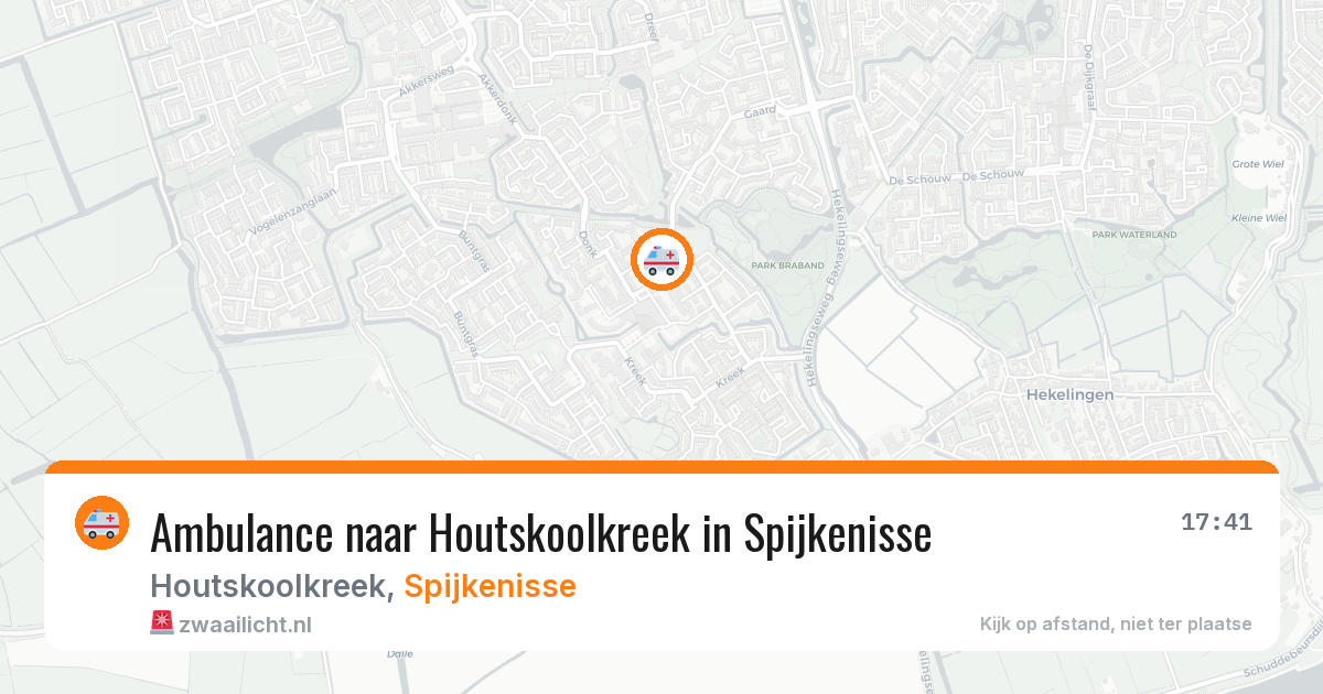 Ambulance naar Houtskoolkreek in Spijkenisse — 28 jun 2026