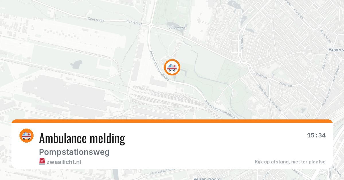 Ambulance melding — 8 apr 2026