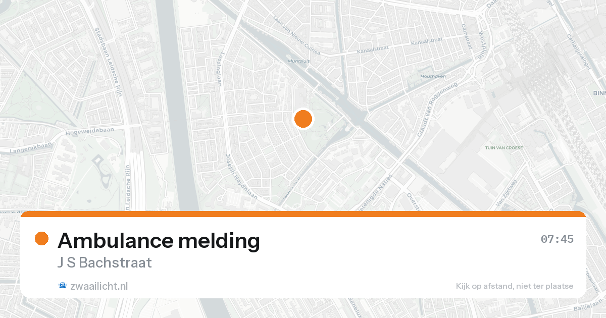 Ambulance melding — 8 feb 2026
