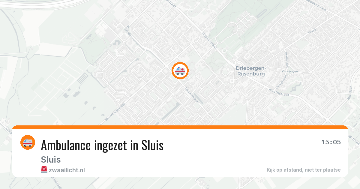Ambulance ingezet in Sluis — 8 feb 2026