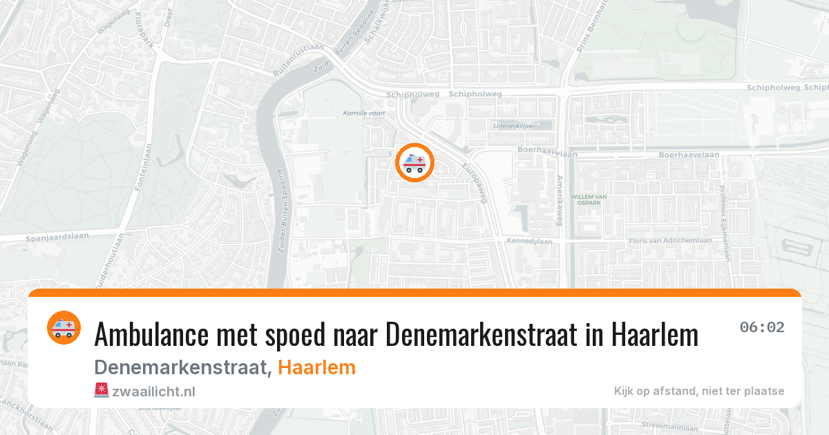 Ambulance met spoed naar Denemarkenstraat in Haarlem — 4 apr 2026