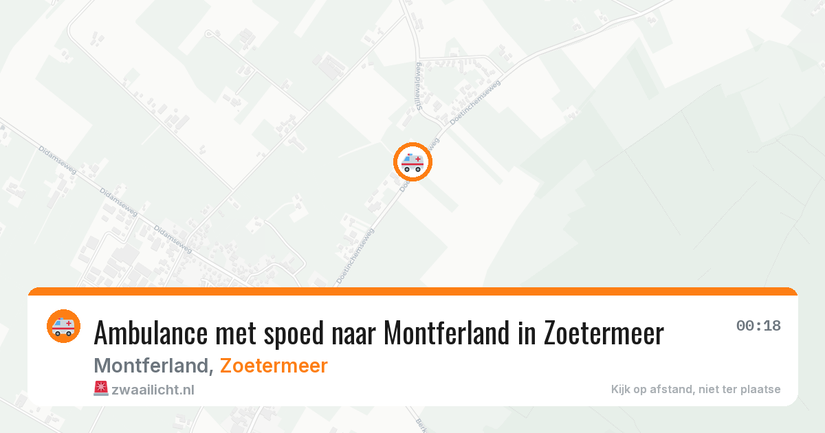 Ambulance met spoed naar Montferland in Zoetermeer — 21 jan 2026