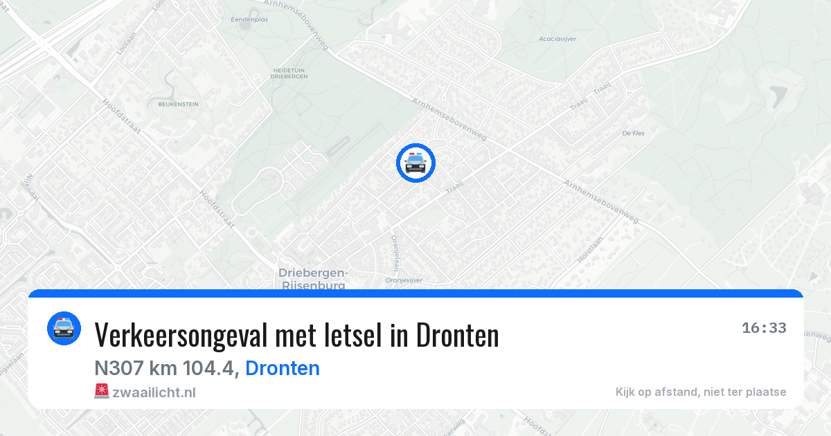 Verkeersongeval met letsel in Dronten — 20 jan 2026