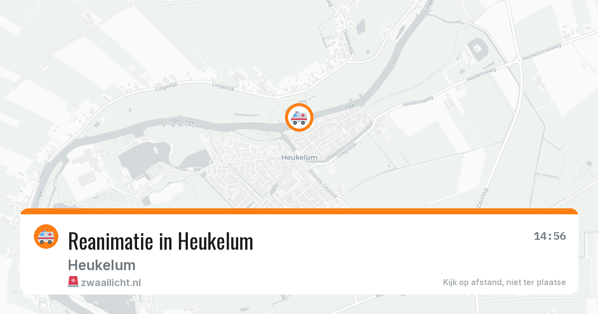 Reanimatie in Heukelum — 5 apr 2026