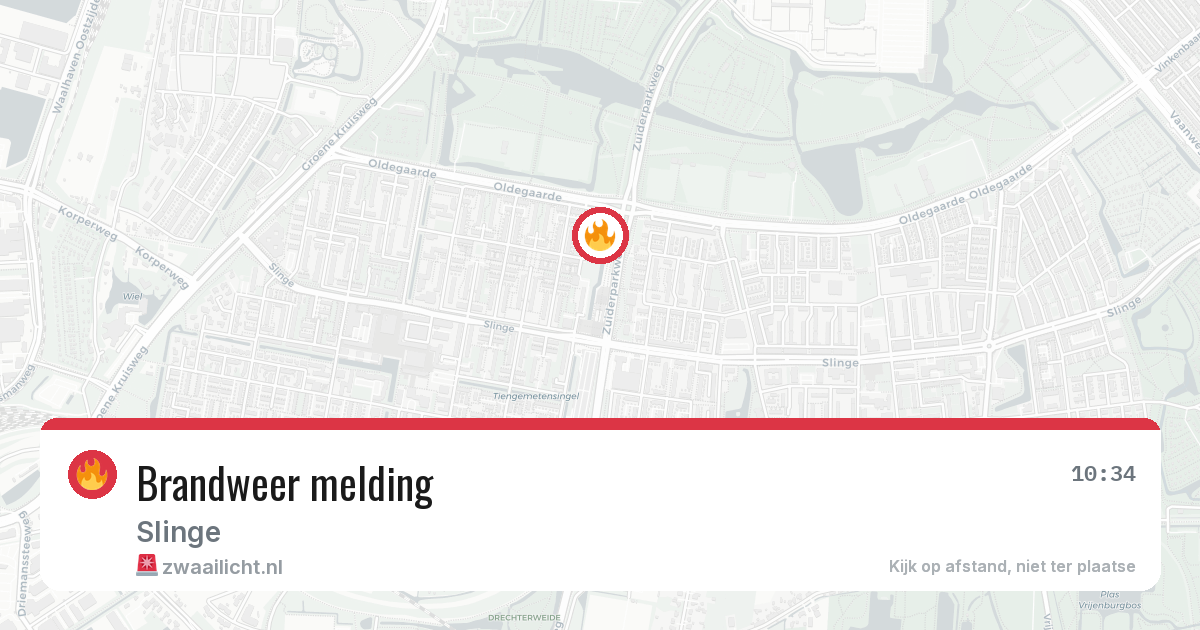 Brandweer melding — 14 jun 2026
