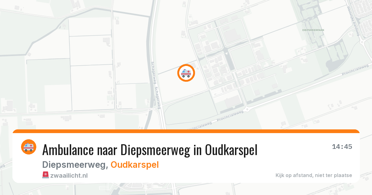 Ambulance naar Diepsmeerweg in Oudkarspel — 2 jun 2026
