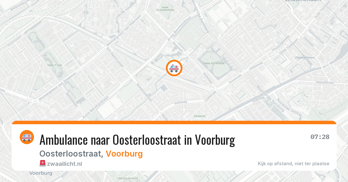 Ambulance naar Oosterloostraat in Voorburg — 9 feb 2026