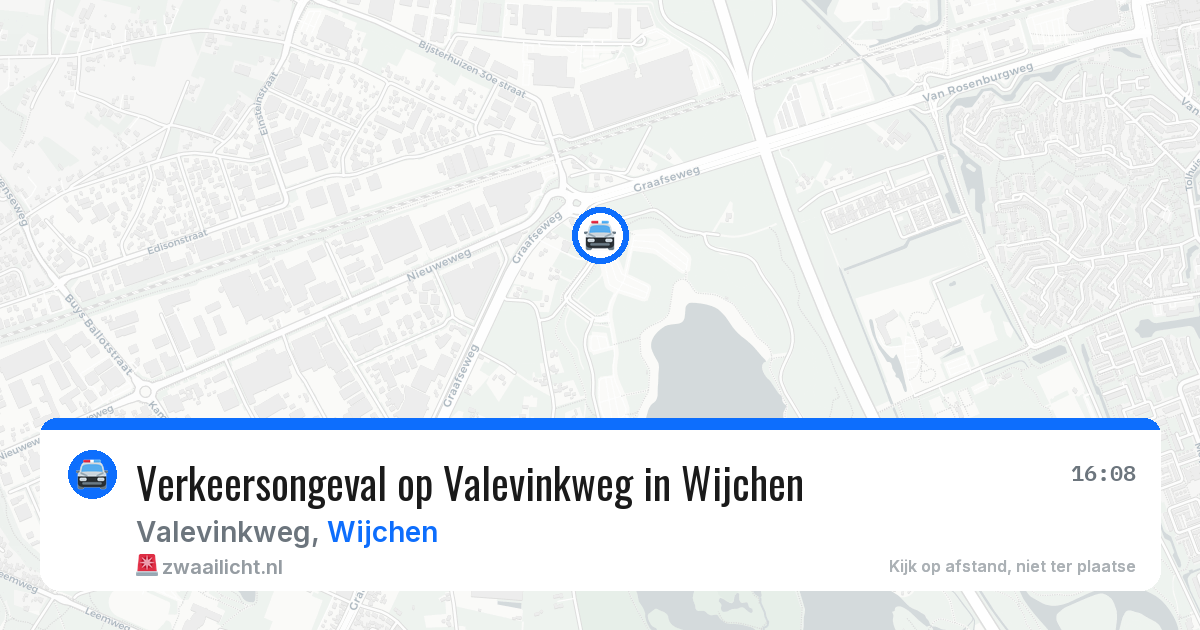 Verkeersongeval op Valevinkweg in Wijchen — 19 jul 2026