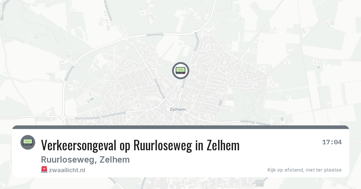 Verkeersongeval op Ruurloseweg in Zelhem — 4 jun 2026