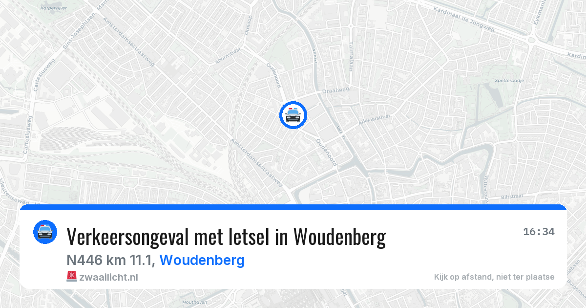 Verkeersongeval met letsel in Woudenberg — 29 jan 2026