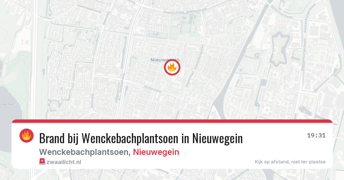 Brand bij Wenckebachplantsoen in Nieuwegein — 16 jan 2026