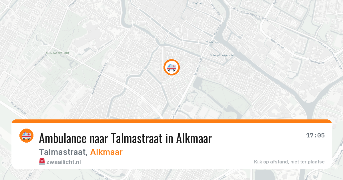 Ambulance naar Talmastraat in Alkmaar — 12 jun 2026
