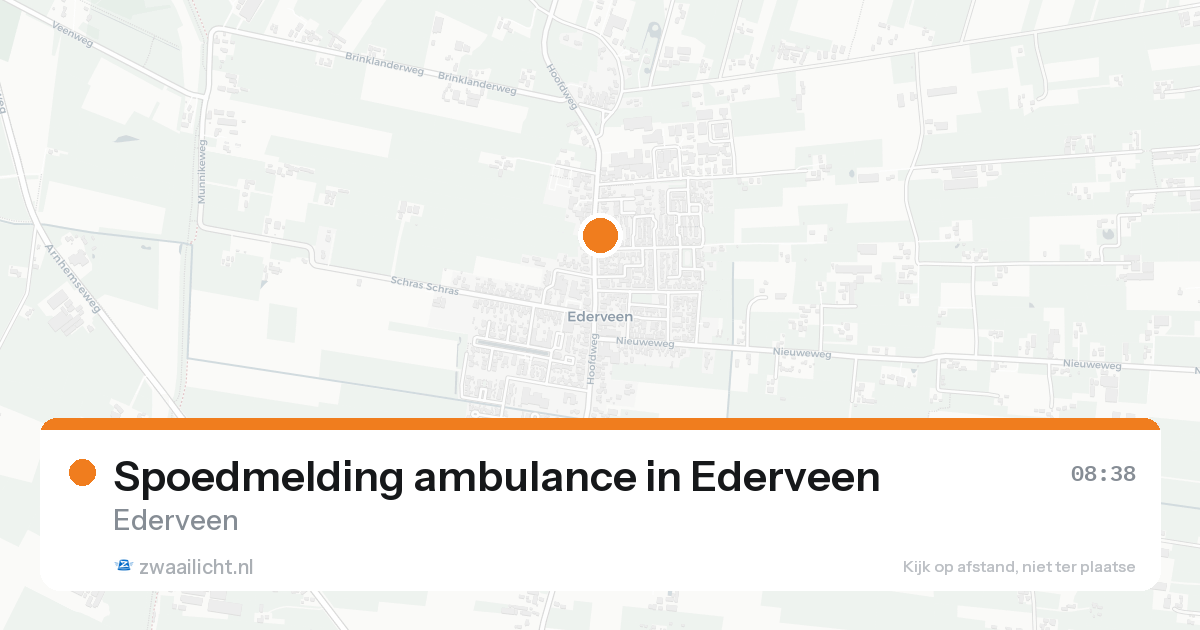 Spoedmelding ambulance in Ederveen — 7 feb 2026