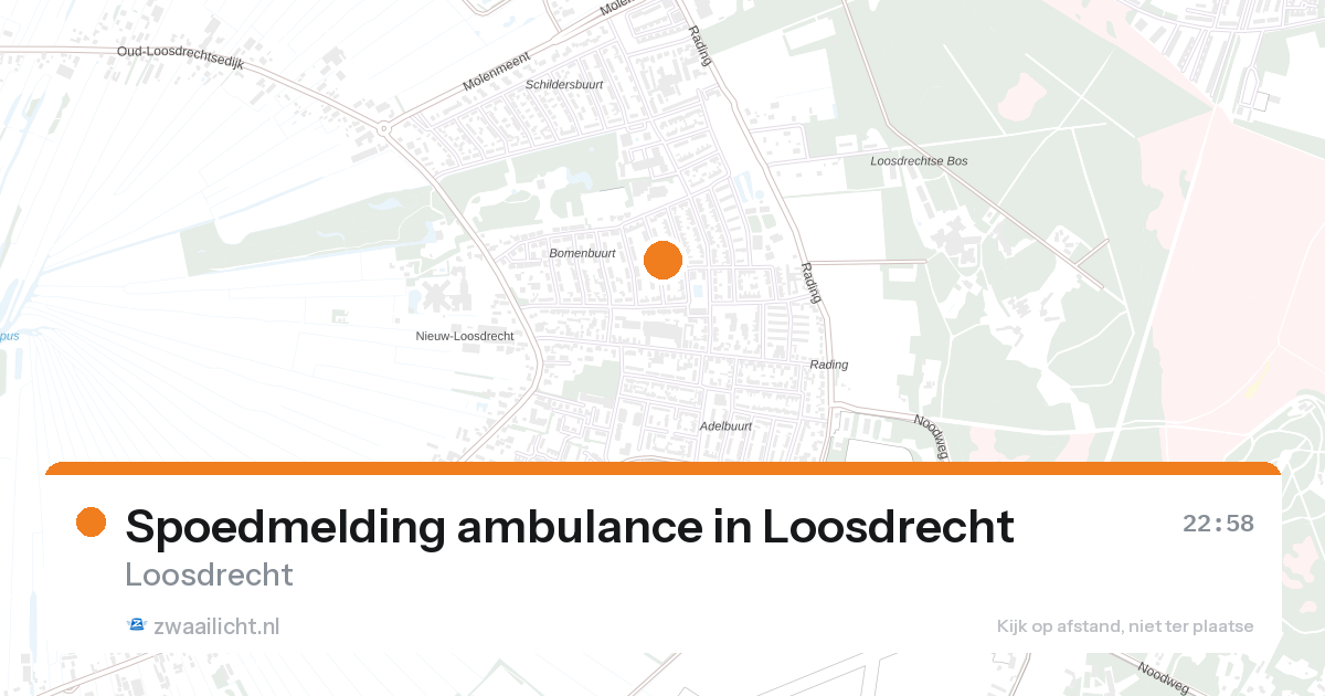Spoedmelding ambulance in Loosdrecht — 31 jan 2026