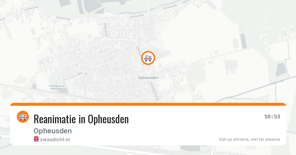 Reanimatie in Opheusden — 13 feb 2026
