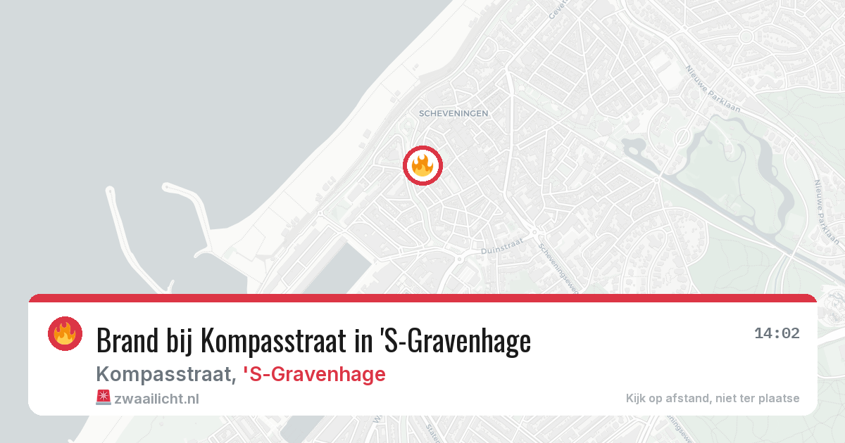 Brand bij Kompasstraat in 'S-Gravenhage — 21 mei 2026