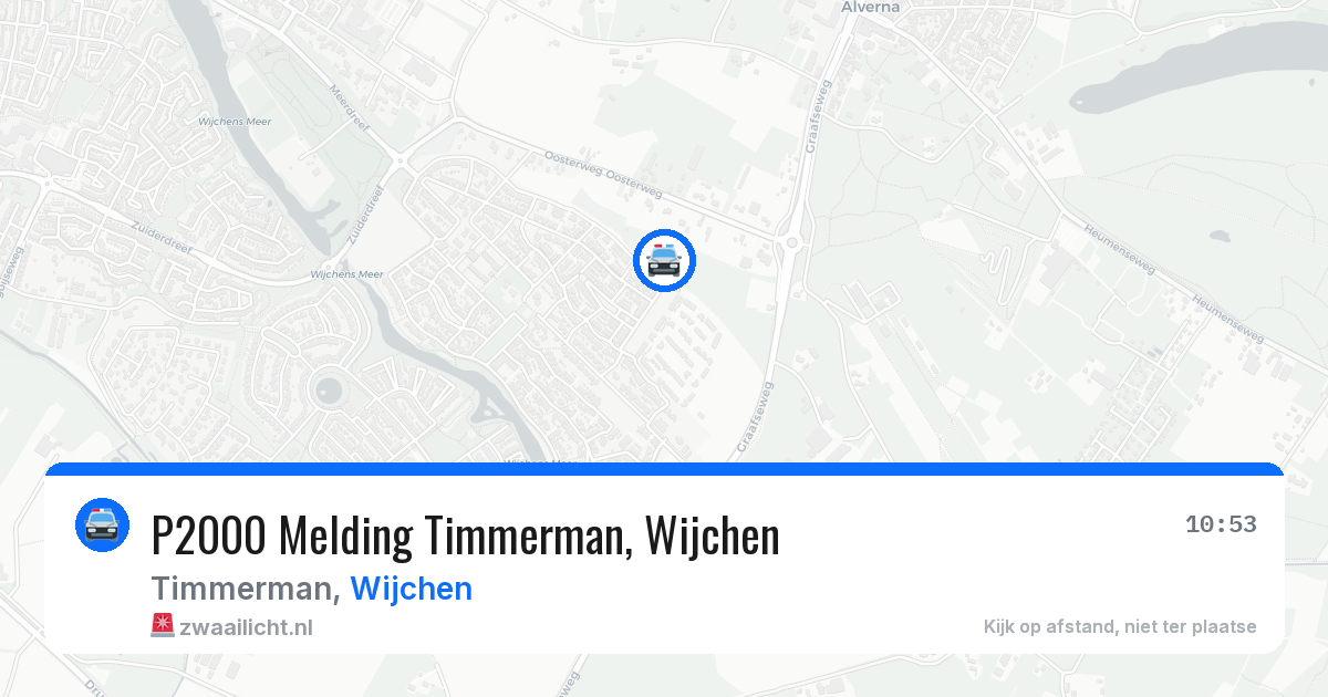 P2000 Melding Timmerman, Wijchen — 30 mei 2026