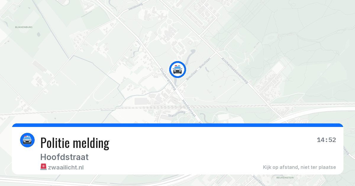Politie melding — 12 apr 2026