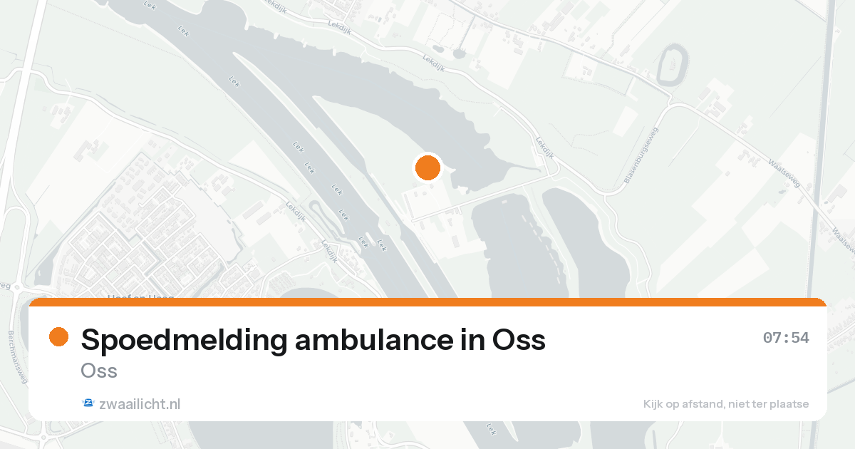 Spoedmelding ambulance in Oss — 8 feb 2026