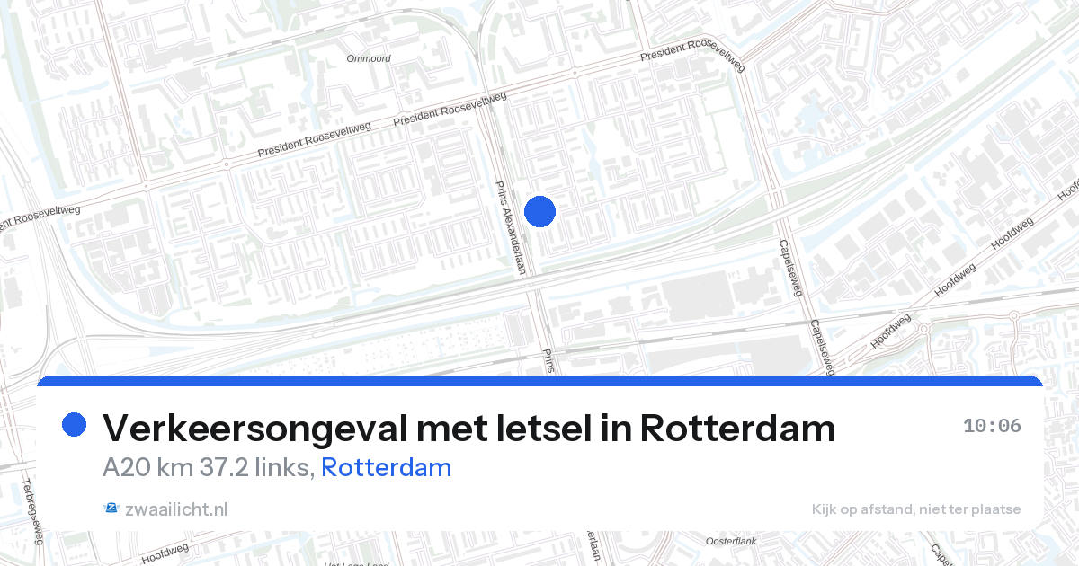 Verkeersongeval met letsel in Rotterdam — 27 aug 2026