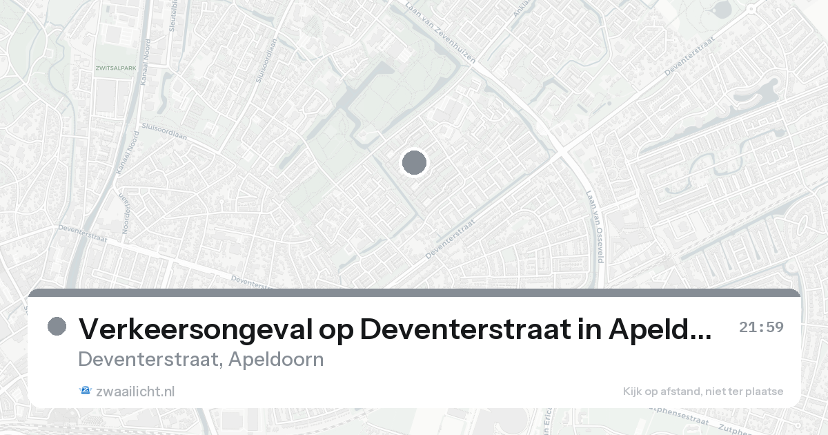 Verkeersongeval op Deventerstraat in Apeldoorn — 7 feb 2026