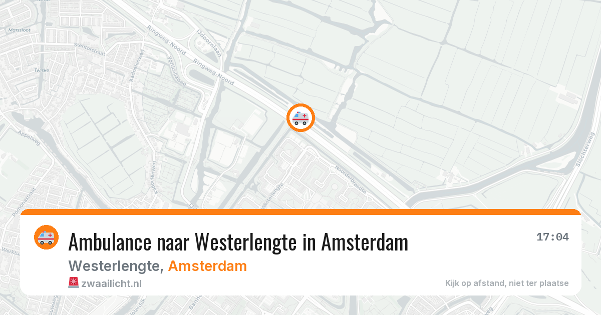 Ambulance naar Westerlengte in Amsterdam — 22 mei 2026