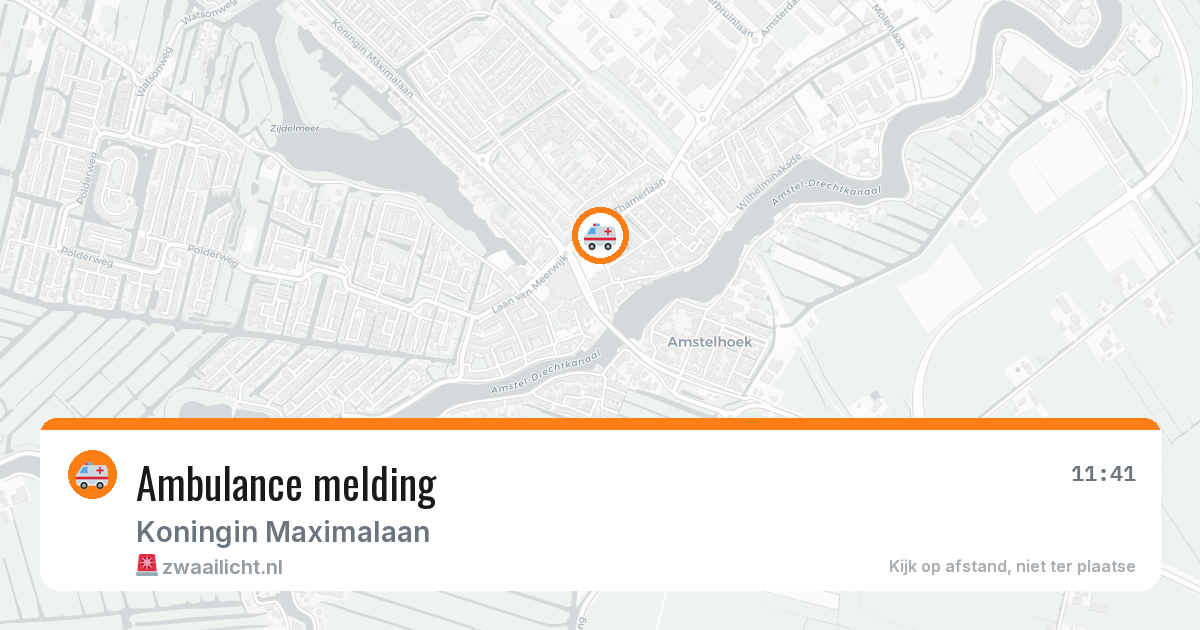 Ambulance melding — 16 jun 2026