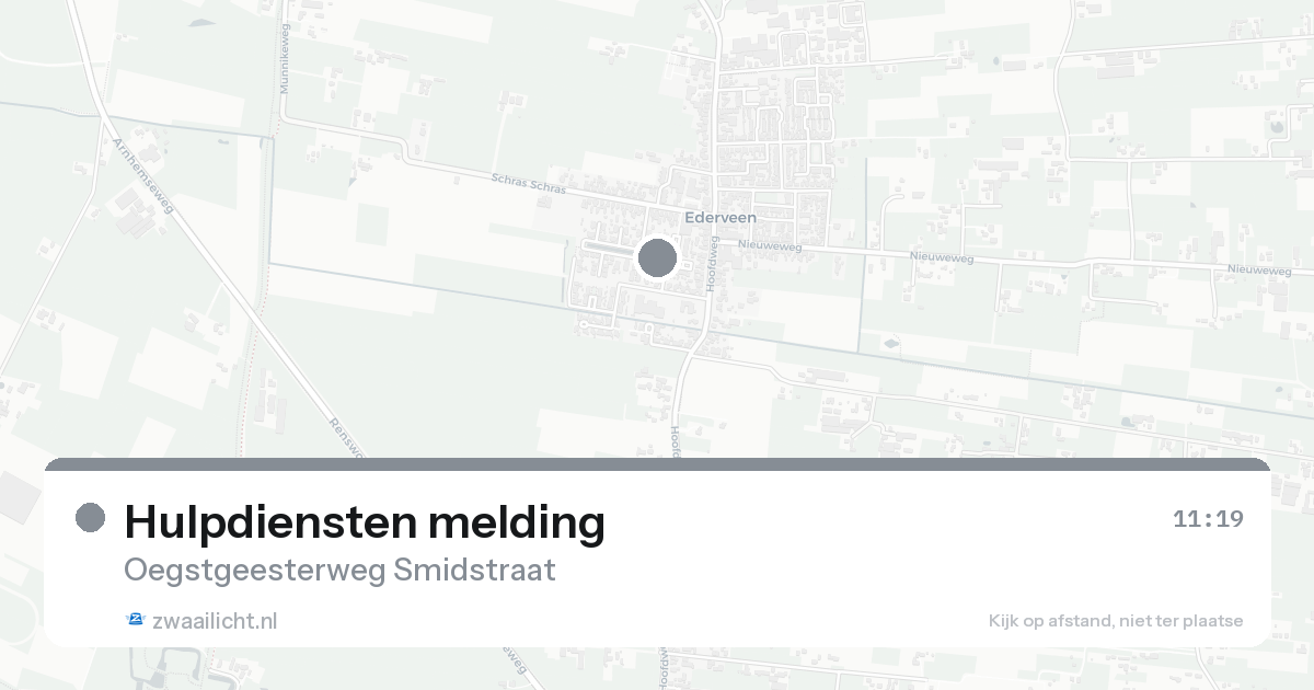 Hulpdiensten melding — 7 feb 2026