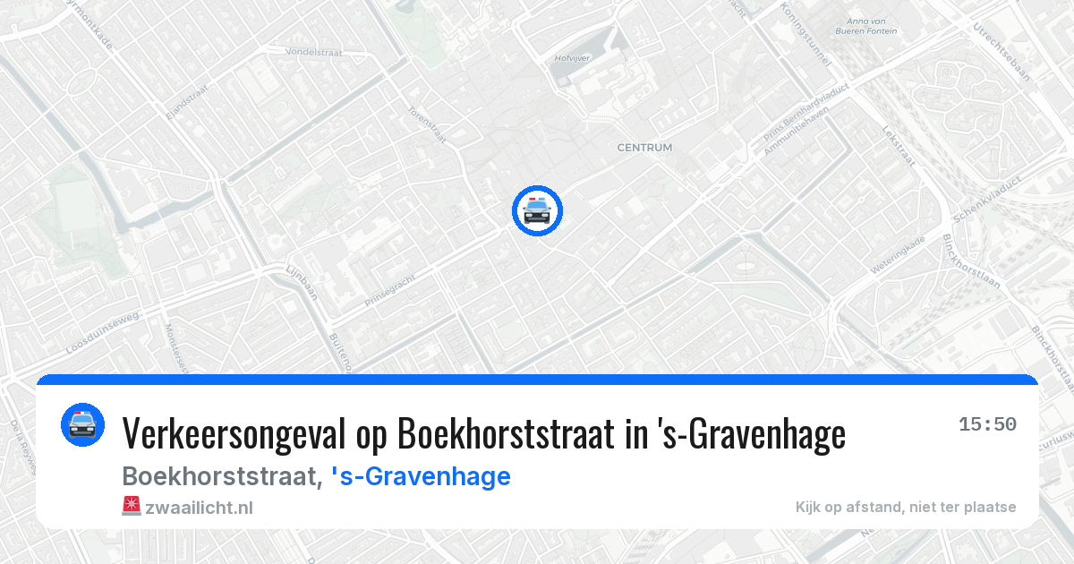 Verkeersongeval op Boekhorststraat in 's-Gravenhage — 19 jun 2026