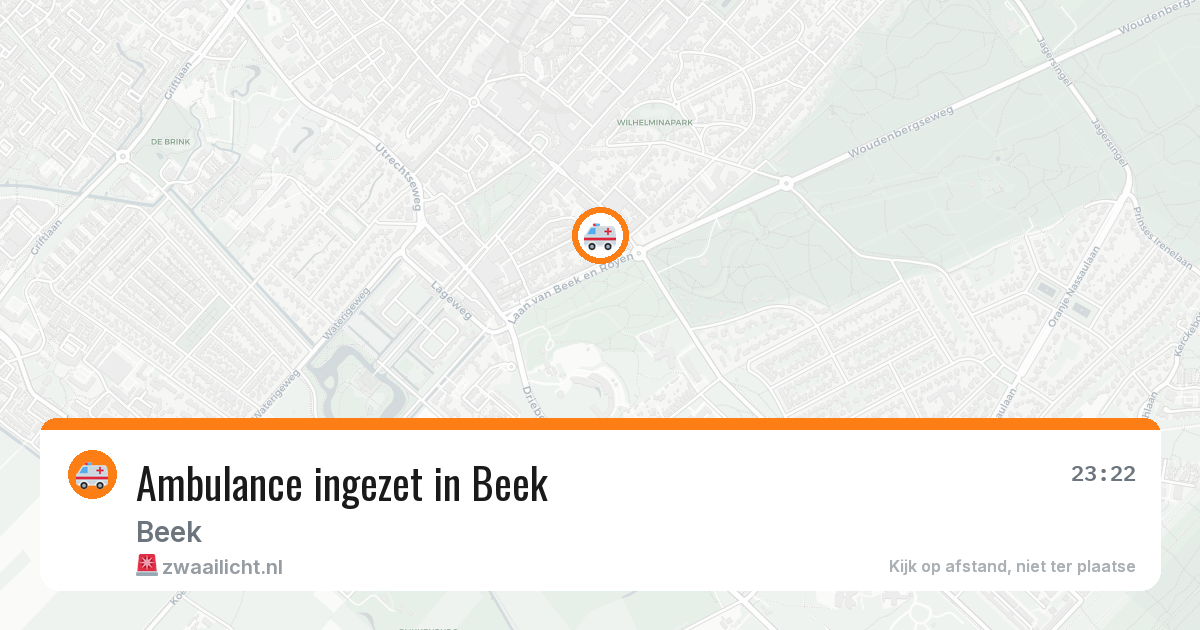 Ambulance ingezet in Beek — 6 mrt 2026