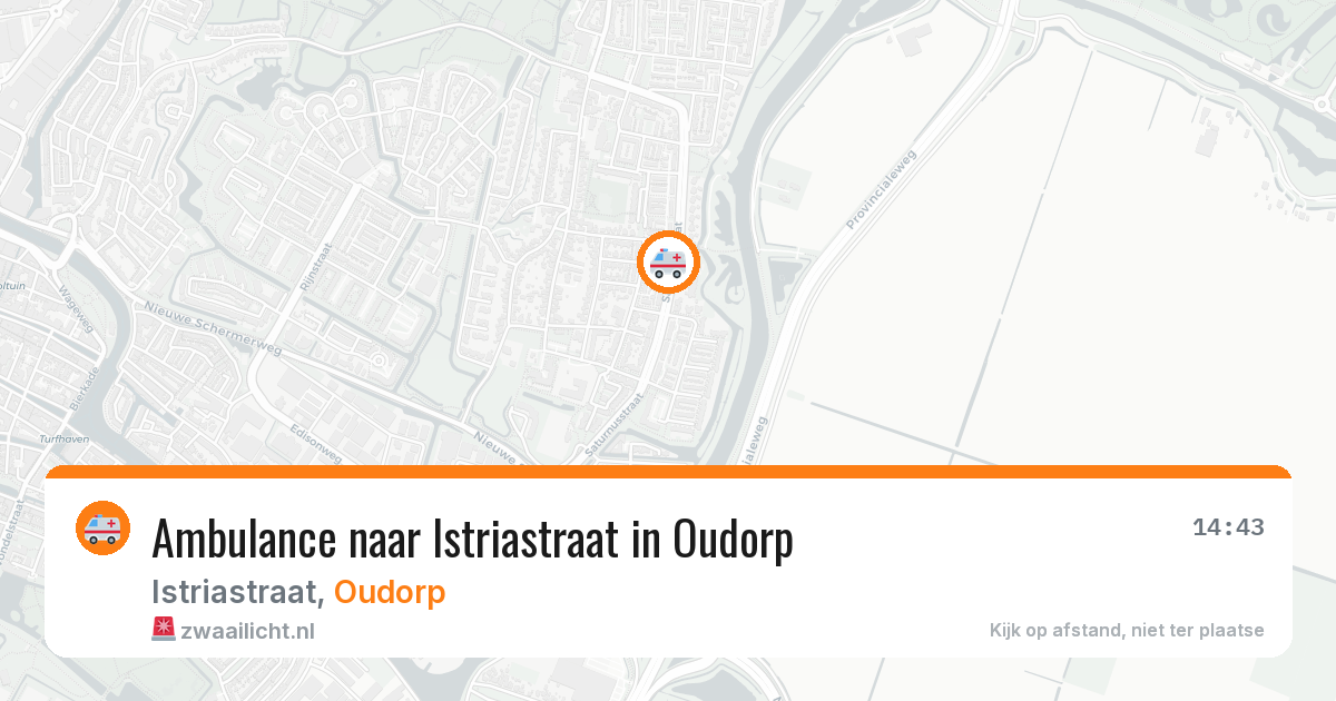 Ambulance naar Istriastraat in Oudorp — 7 jun 2026