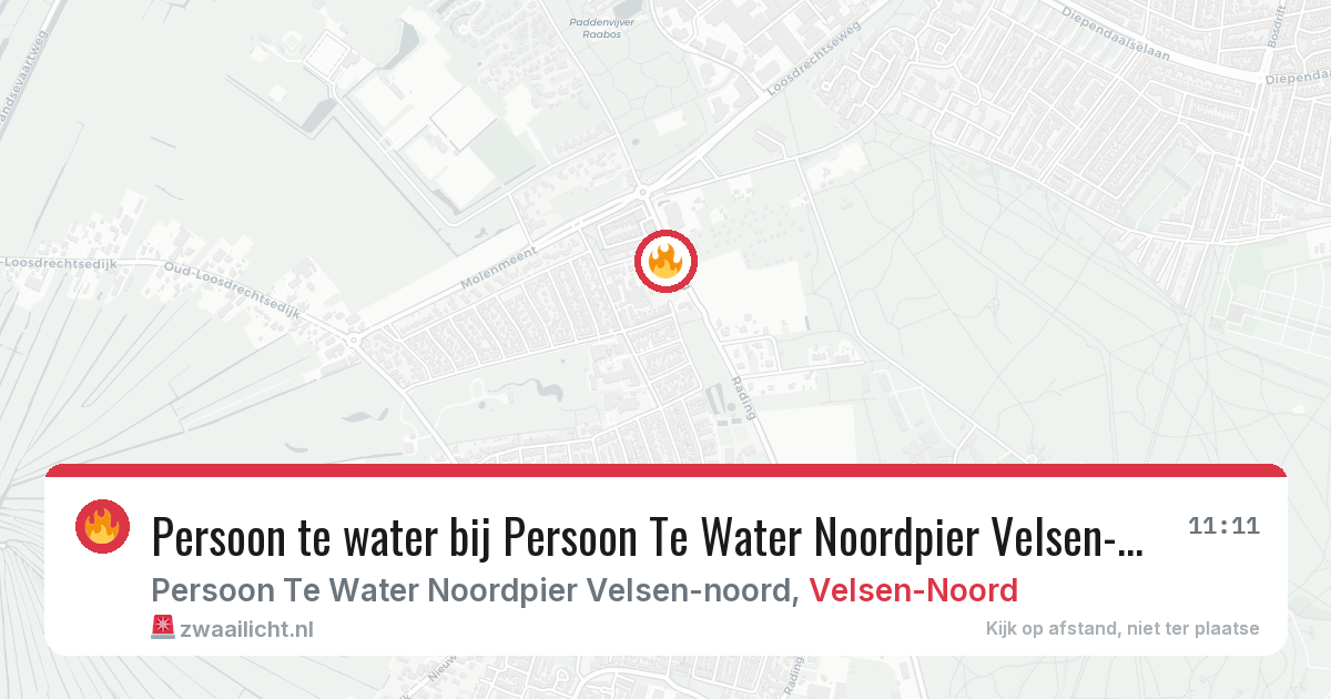 Persoon te water bij Persoon Te Water Noordpier Velsen-noord in Velsen-Noord — 23 jan 2026