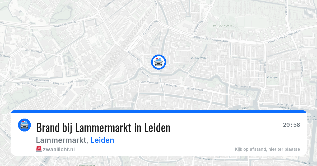 Brand bij Lammermarkt in Leiden — 23 mei 2026