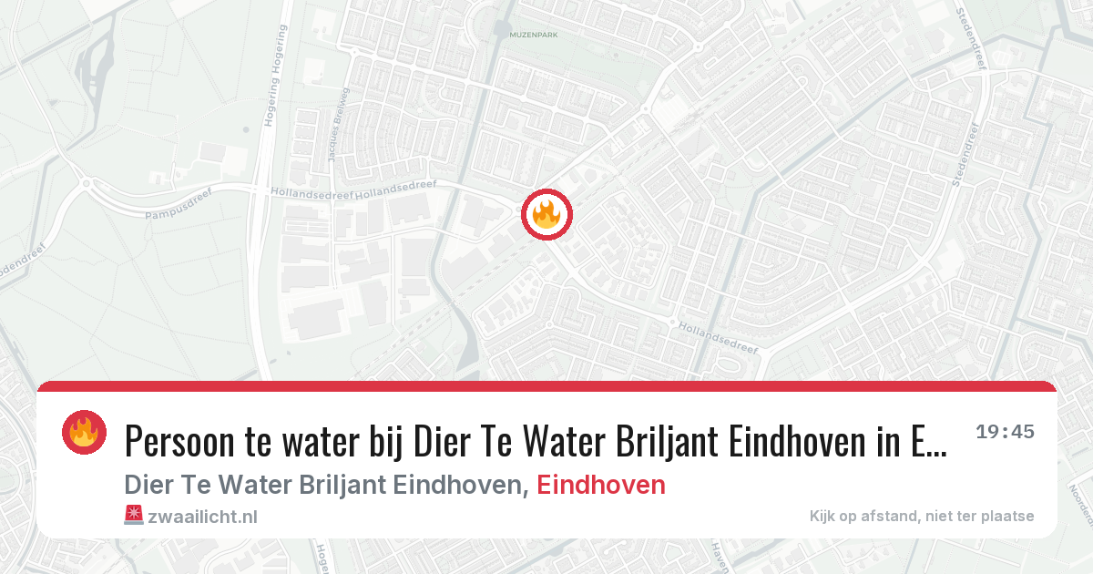 Persoon te water bij Dier Te Water Briljant Eindhoven in Eindhoven — 21 mei 2026