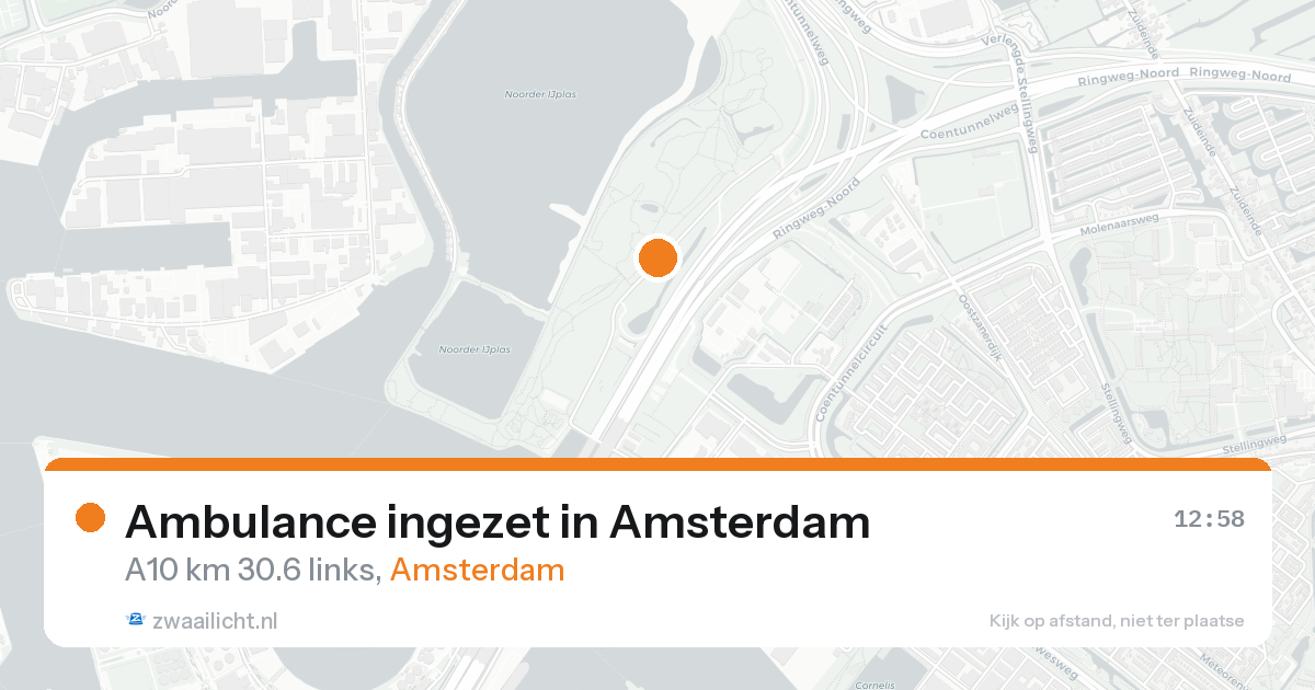 Ambulance ingezet in Amsterdam — 22 aug 2026