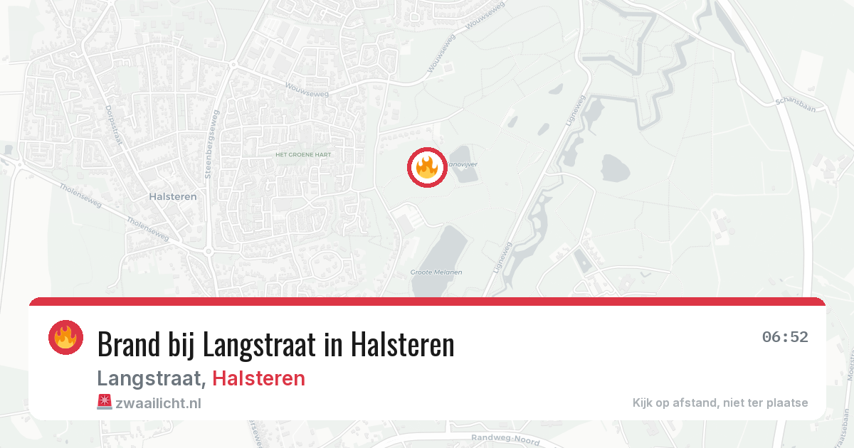 Brand bij Langstraat in Halsteren — 8 aug 2026