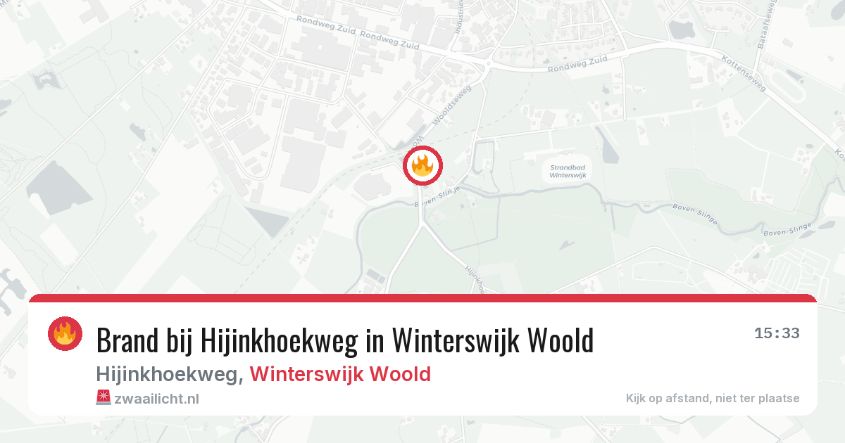 Brand bij Hijinkhoekweg in Winterswijk Woold — 20 jun 2026
