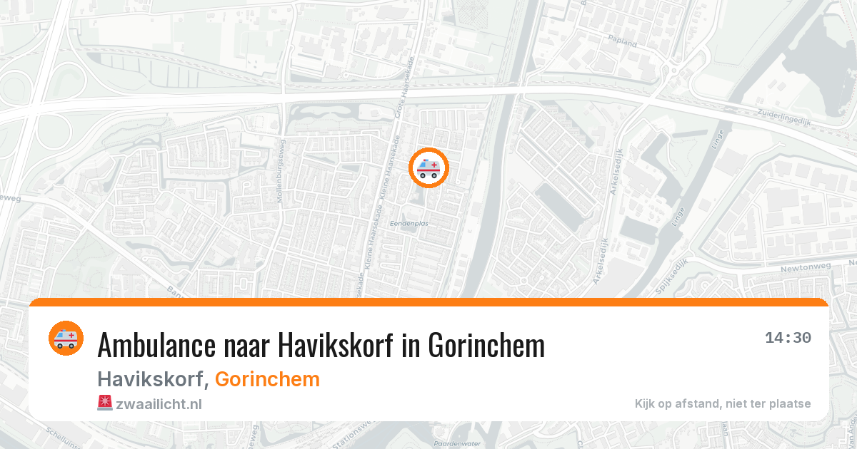 Ambulance naar Havikskorf in Gorinchem — 15 mei 2026