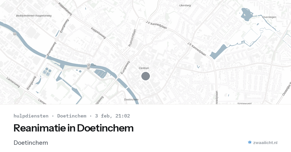 Reanimatie in Doetinchem — 3 feb 2026