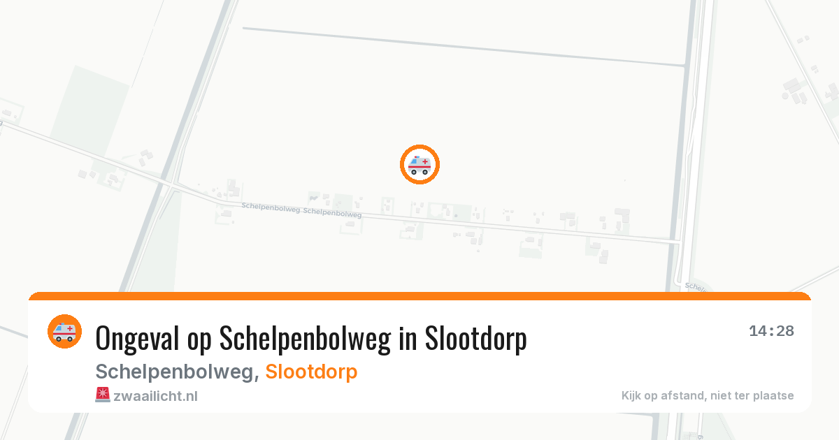 Ongeval op Schelpenbolweg in Slootdorp — 31 jan 2026