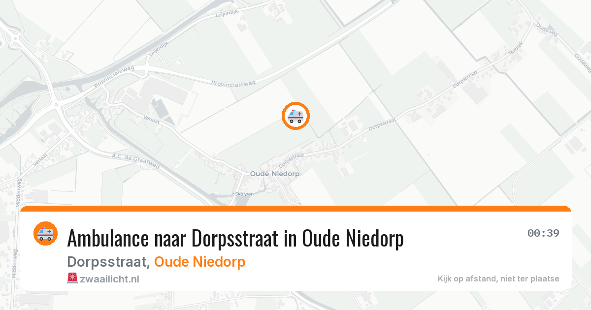 Ambulance naar Dorpsstraat in Oude Niedorp — 1 feb 2026