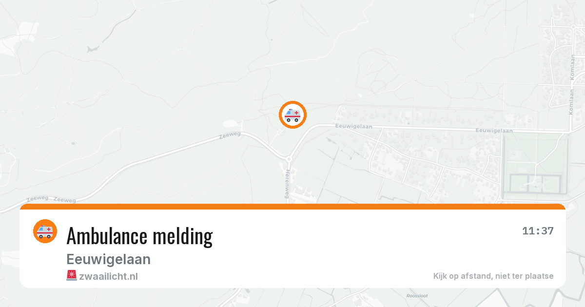 Ambulance melding — 6 apr 2026
