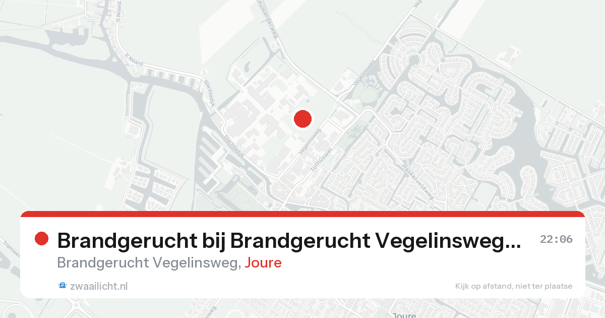 Brandgerucht bij Brandgerucht Vegelinsweg in Joure — 7 feb 2026