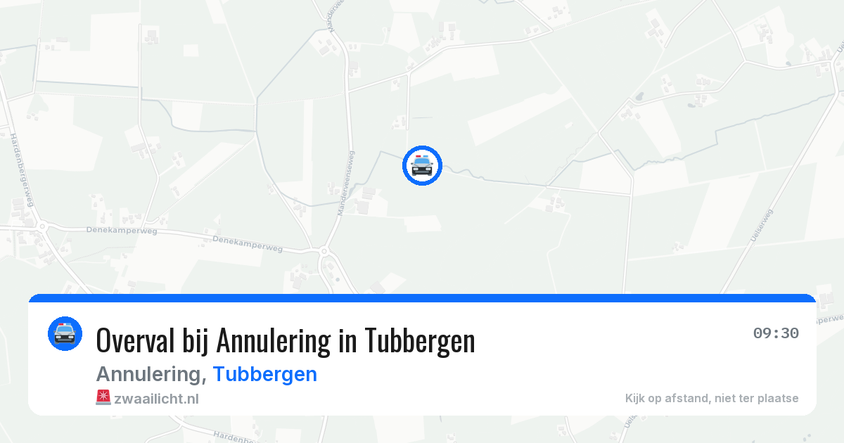 Overval bij Annulering in Tubbergen — 4 mei 2026