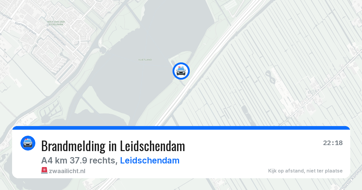 Brandmelding in Leidschendam — 13 aug 2026