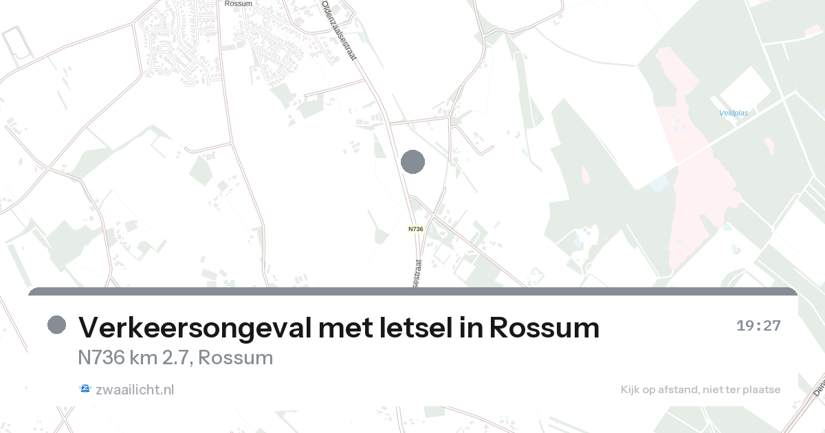 Verkeersongeval met letsel in Rossum — 12 aug 2026