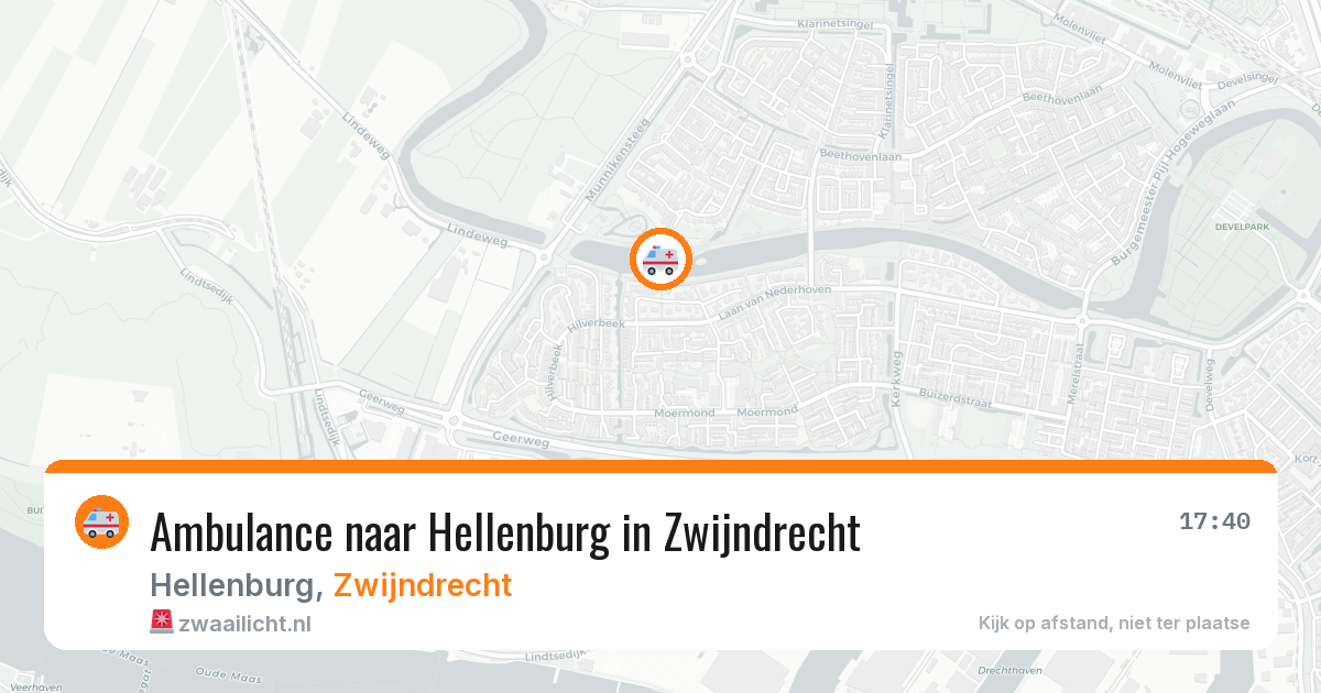 Ambulance naar Hellenburg in Zwijndrecht — 29 jan 2026