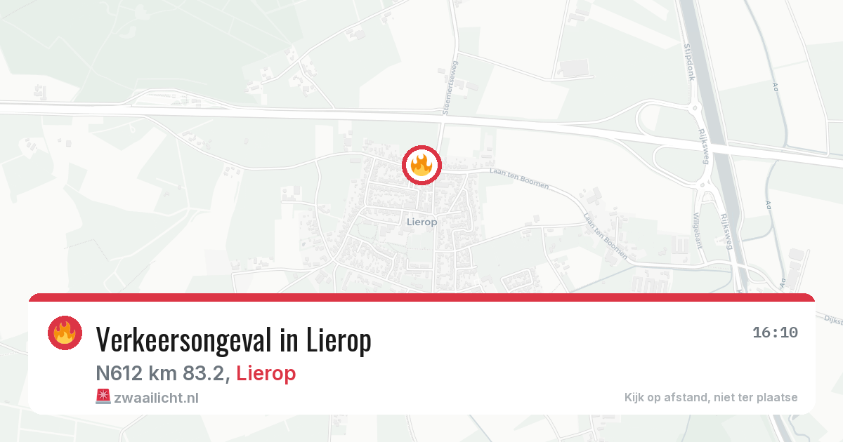 Verkeersongeval in Lierop — 28 jul 2026