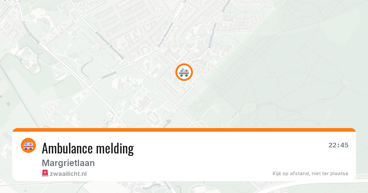 Ambulance melding — 26 jan 2026