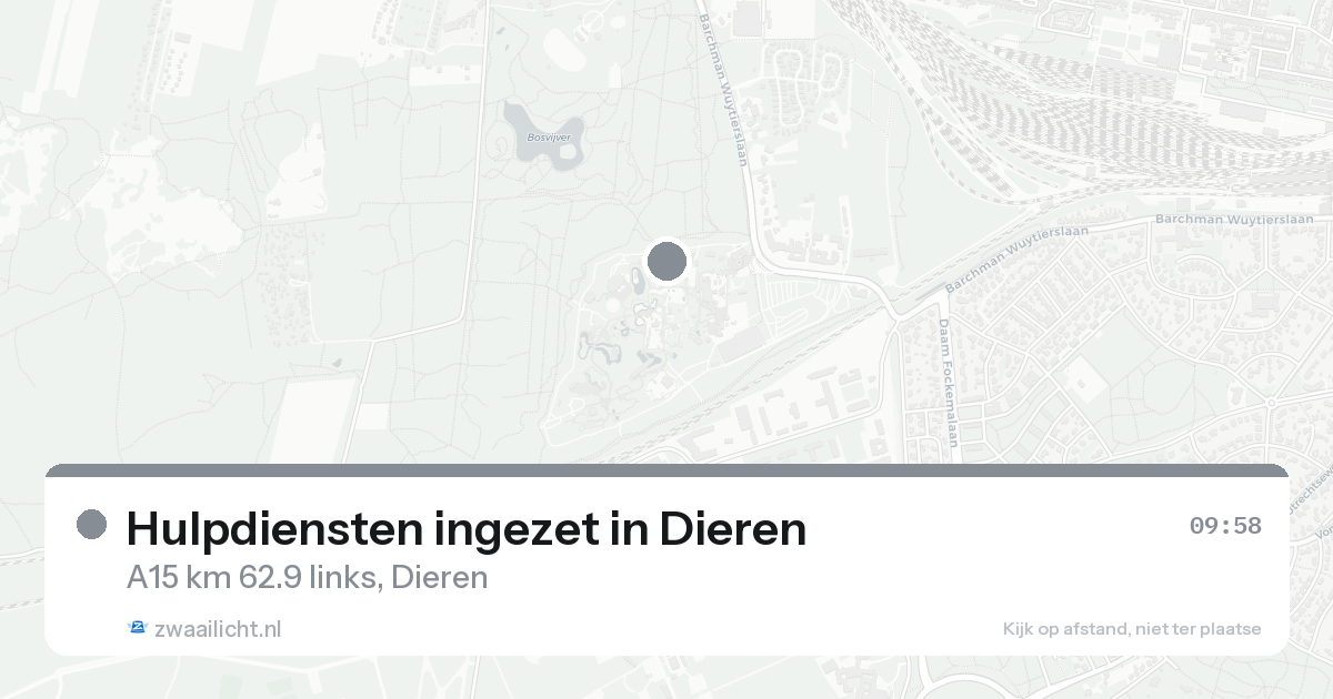 Hulpdiensten ingezet in Dieren — 8 feb 2026 | 🚨 Zwaailicht.nl